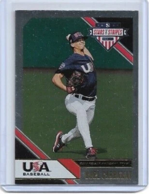 Burl Carraway 2020 USA Baseball Stars and Stripes #15 - Image 1 of 2