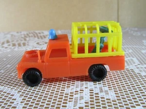 A140 Vintage 1970 VAM 1:55 Land Rover Santana Safari Orange Spielzeug Plastik - Picture 1 of 8