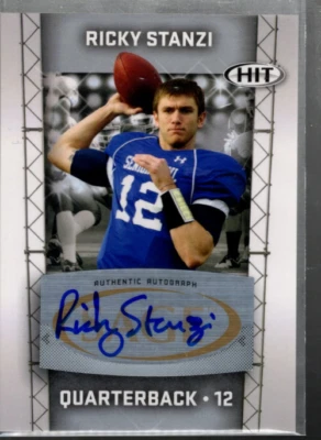 A5807- 2011 SAGE HIT Autographs Silver #62 Ricky Stanzi Auto - NM-MT - Image 1 of 2