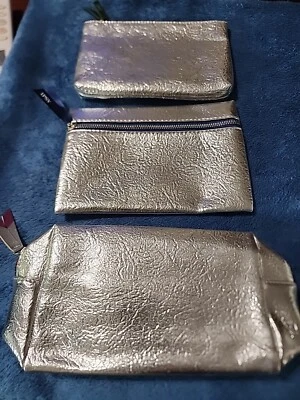 Bolsa de Maquillaje Ipsy Plateada, Nueva Sin Etiquetas Foto 1 de 2