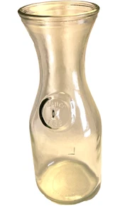 Milk Jar Jug Clear Glass Quart Vintage Kitchen Nostalgic Since 1852 Vintage - Picture 1 of 5