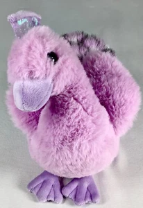 DOUGLAS Cuddle Toys PENELOPE the Plush PEACOCK 9” Purple Stuffed Bird #1537 - Picture 1 of 6