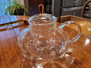Easy Exotic Glass Tea Pot Padma Lakshmi. Aladdins Lamp - Picture 1 of 4