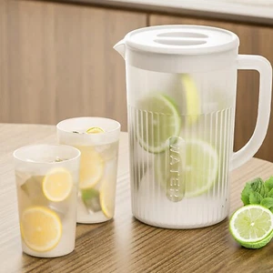 1Pcs Beverage Bottle Durable Juice Container Large Capacity Cold Water Kettle - Picture 1 of 14