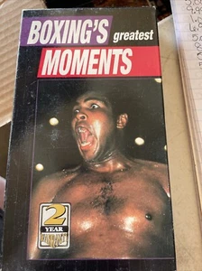 BOXING'S GREATEST MOMENTS VOLUME 3 (VHS, 1993) MUHAMMAD ALI RARE BUY 2 GET 2 FRE - Picture 1 of 2
