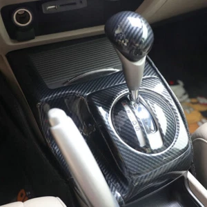 1pc Carbon Fiber Color Gear Shift Knob Head Trim Cover For Honda Civic 2006-2011 - Picture 1 of 7