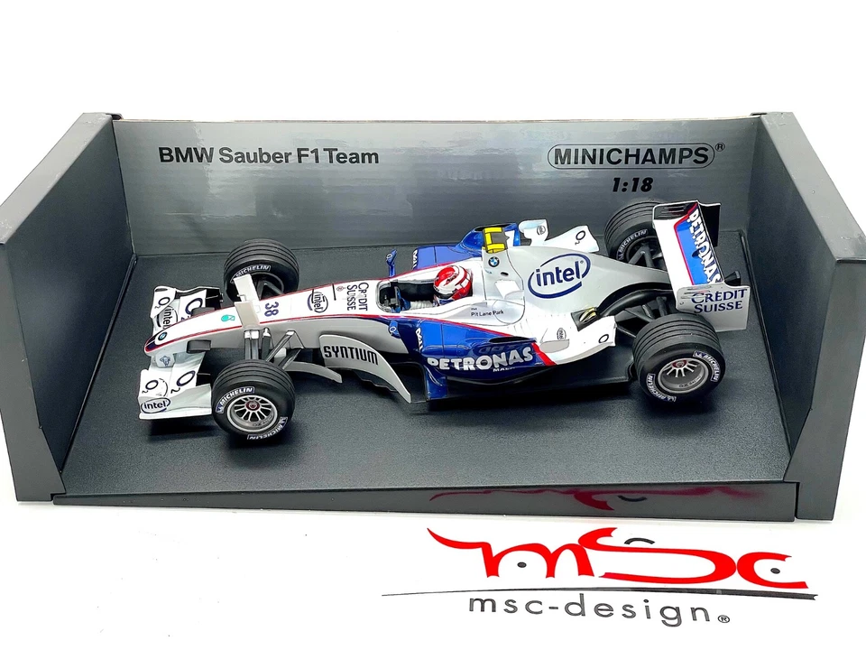 1:18 Kubica BMW Sauber F1.06 Testdriver Umbau GP France  free Practice - Bild 1 von 4