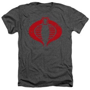 G.I. JOE COBRA LOGO Licensed Adult Men's Heather Tee Shirt SM-3XL - Picture 1 of 2