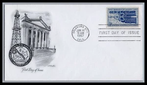 US FDC # 1092 3c Oklahoma  Artmaster  1957, 9k315 - Picture 1 of 1