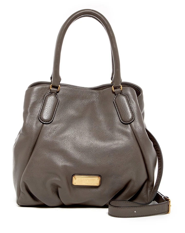 Marc by Marc Jacobs Q Fran Leather Satchel Tote Shoulder Bag Handbag