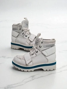 CAT / CATERPILLAR REIGNITE LEDER STIEFEL WEISS UK 3 GUTER ZUSTAND - Bild 1 von 13