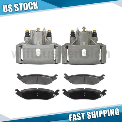 Rear Rear Brake Caliper & Ceramic Pads Fits 2004-2009 Dodge Durango - Image 1 of 4