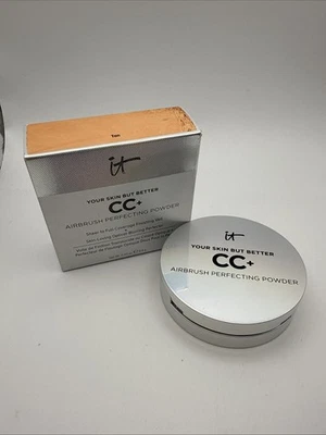 It Cosmetics Your Skin But Better CC+ Airbrush Perfecting Powder TAN NIB - Image 1 of 4