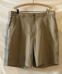 PGA Tour Mens Sz 36 Lightweight Beige Khaki Quick Dry Golf Shorts 5 Pockets - Picture 1 of 10