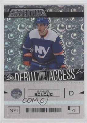 2023-24 Credentials Debut Ticket Access /799 Tier 2 Samuel Bolduc #159 Rookie RC - Image 1 of 2