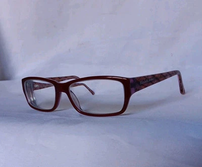 Marcos de gafas Elizabeth Arden EA 1100A-3 Borgoña 53□15-130 bisagras de resorte Foto 1 de 4