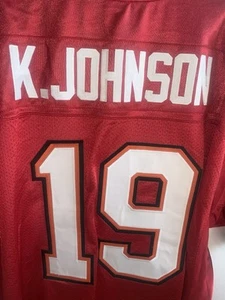 Tampa Bay Bucaneers Keyshawn Johnson Authentic On Field Reebok Jersey Size 56/3X - Picture 1 of 8
