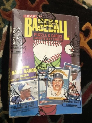 1986 Donruss Leaf Baseball Unopened Wax Box BBCE Verified and Sealed - Image 1 of 2