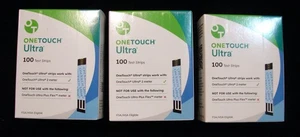 BRAND NEW SEALED 300 (3 boxes of 100) ONE TOUCH ULTRA TEST STRIPS Exp 11/30/2026 - Picture 1 of 5