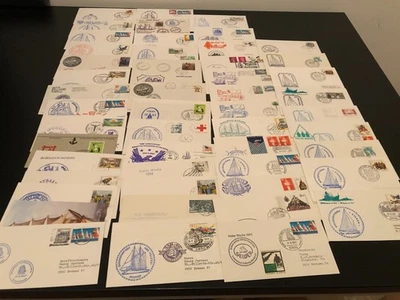 50 x 船后 PAQUETBOT 盖全球收藏 -- 请参阅扫描 (40) — 第 1/4 张图片