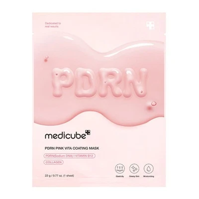 Medicube PDRN PINK Pflegende Maske für Hautunreinheiten, 22 g