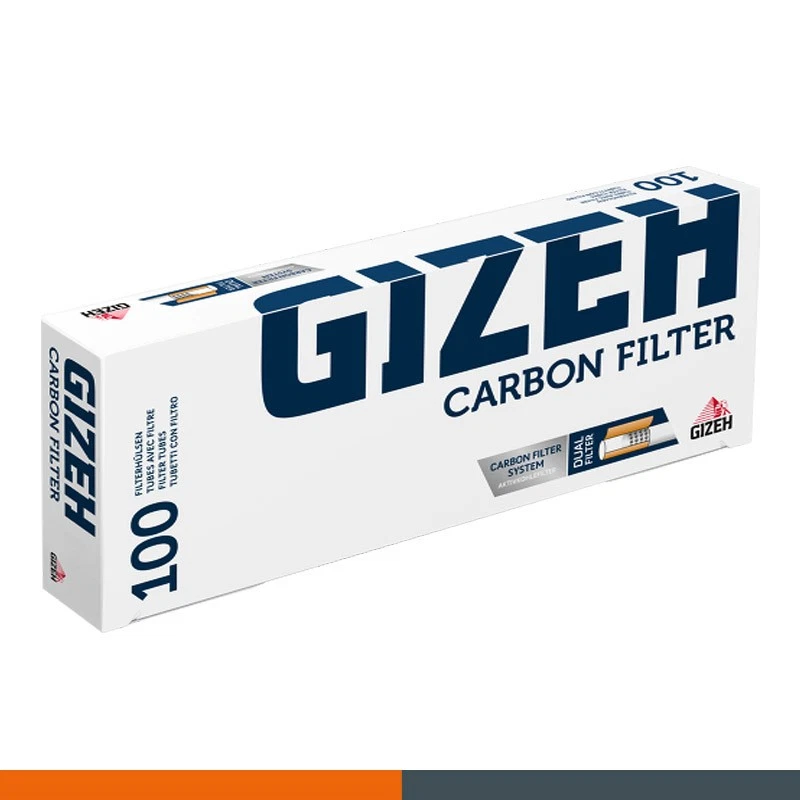GIZEH Carbon Filter 100 Hülsen, Zigarettenhülsen, Filterhülsen