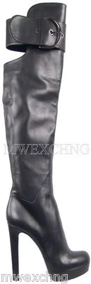 Loriblu Thigh High Overknee Stiletto Boots High Heels EU 39 Italian Womens Shoes - Image 1 of 4