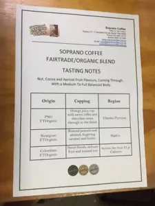 Roasted Coffee beans Soprano Coffee, Bec's Blend - Picture 1 of 1