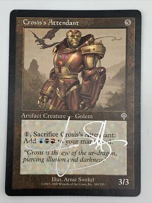 Crosis’s Attendant x1 Signed by Artist Arnie Swekel Magic the Gathering MTG - Image 1 of 4