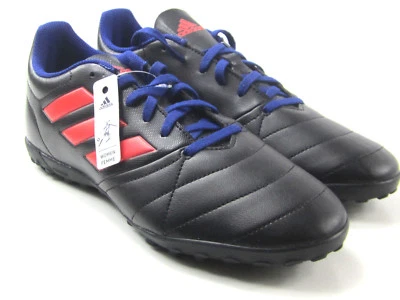 Women's Adidas Ace 17.4 Turf Black Striped Indoor Soccer Cleats Size 10 New - Image 1 of 4