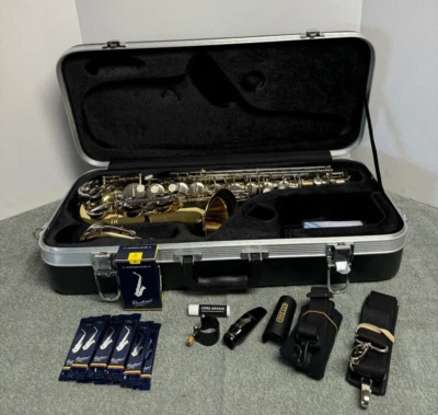 Muy limpio - Saxofón alto para estudiantes Selmer SAS301 - Laca Foto 1 de 4