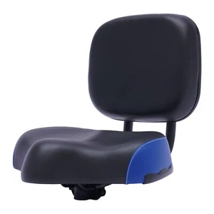 Asientos de bicicleta para triciclo ancho adulto mujer respaldo sillín asiento de bicicleta con respaldo nuevo - Imagen 1 de 23