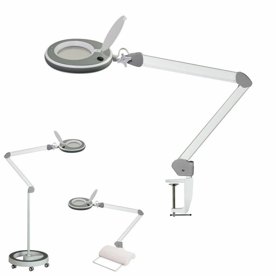 Lumeno Lupenleuchte LED und regulierbarer Helligkeit 3 und 5 Dioptrien 8213 8215 - Bild 1 von 4