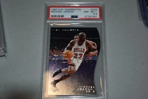 1997 Upper Deck UD Teammates Die-Cut Michael Jordan Card #T59 PSA 8.5 Bulls - Picture 1 of 1