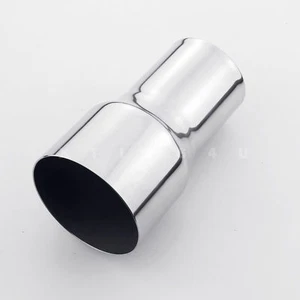 Conector reductor adaptador punta tubo de escape OD de 2,25" ID a 3" acero inoxidable - Imagen 1 de 3