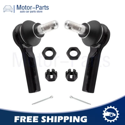 2x Outer Tie Rod End Links for Infiniti J30 M45 Q45 Nissan Frontier ES3661 - Image 1 of 4