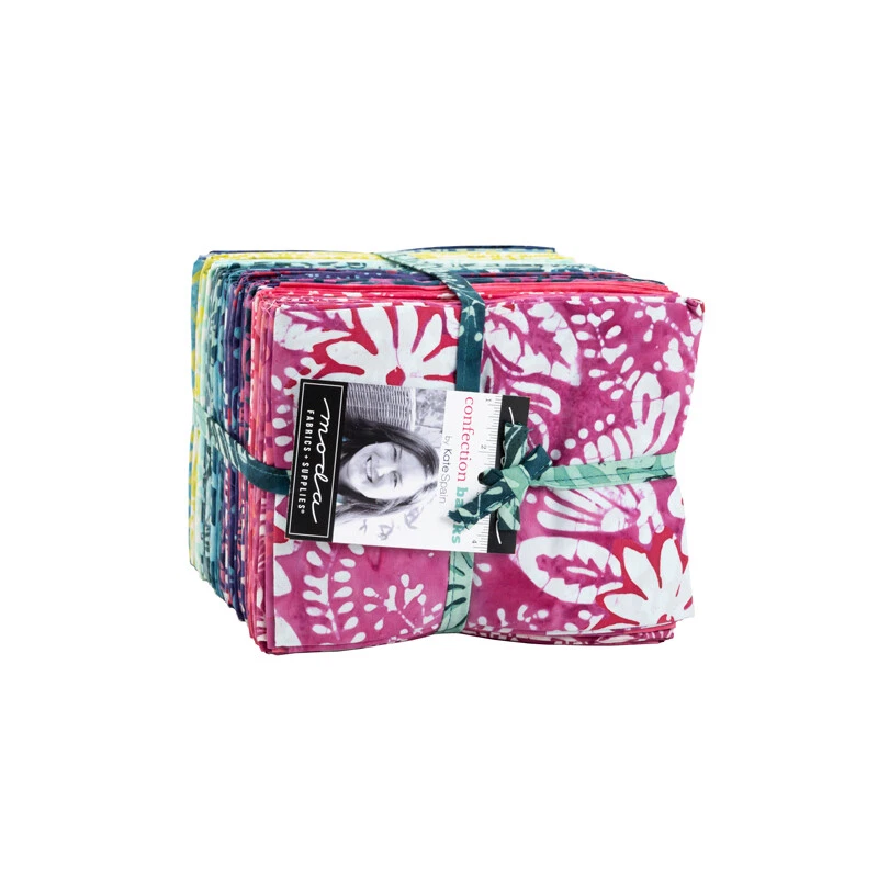 Confection Batiks Fat Quarters by Kate Spain for Moda 40 Cuts 18" X 22" 27310AB - Image 1 of 2