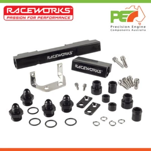 Totalmente Nuevo * RACEWORKS * RIELES DE COMBUSTIBLE PARA ADAPTARSE A MAZDA RX7 SERIE 4/5 13BT - Imagen 1 de 4