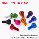 Śruby radełkowe Śruby ręczne UNC 1/4-20*1/2 Kolorowe aluminiowe śruby Śruby regulacyjne