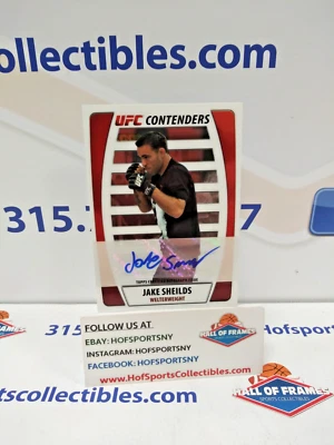 2011 TOPPS UFC CONTENDERS JAKE SHIELDS AUTO 156/188 CA-JS - Image 1 of 3