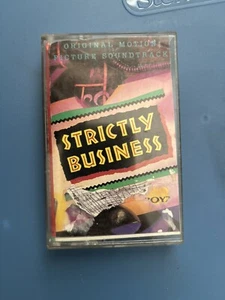 STRICTLY BUSINESS SOUNDTRACK CASSETTE TAPE - Picture 1 of 4