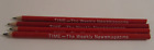 Advertising Time The Weekly News Magazine Tiny Mini Red Pencils Crossword Puzzle