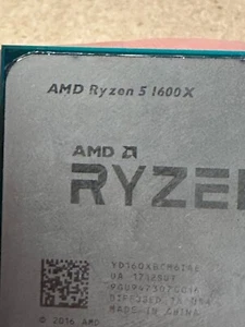 AMD RYZEN 5 1600X DESKTOP CPU 3.6GHZ 6-CORE SOCKET AM4 - Picture 1 of 3