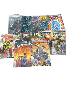 Lot Of 13 Superman & Action Comics DC Comic Book Collection Aliens Born Again - Picture 1 of 6