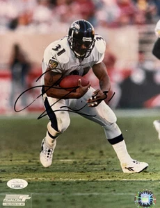 Jamal Lewis Signed Baltimore Ravens 8x10 Photo JSA - Picture 1 of 2