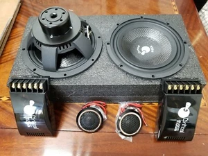 CRITICAL MASS 2-OHM 6.5'' 2-WAY COMPONENT FRONT STAGE BEST SQ SPEAKERS FOCAL JL - Picture 1 of 14