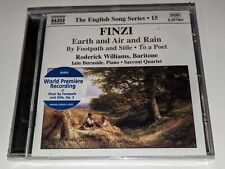 *NEW/SEALED* Gerald Finzi "Earth and Air and Rain" CD Footpath and Stile Op. 2