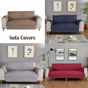 1/2/3 Seater Slipcover Sofa Covers Non-slip & Waterproof Furniture Protector