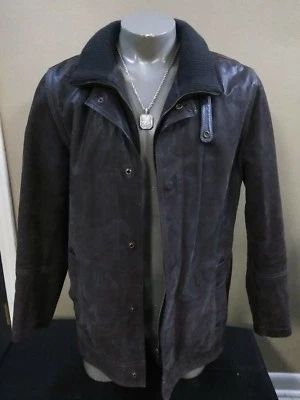 Chaqueta Blazer DANIER Hombre Cuero Marrón Talla M Foto 1 de 3