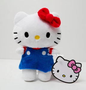 Sanrio Hello Kitty Plush Doll Stuffed Toy Girls Plushies 6" New Clasic Blue - Picture 1 of 9